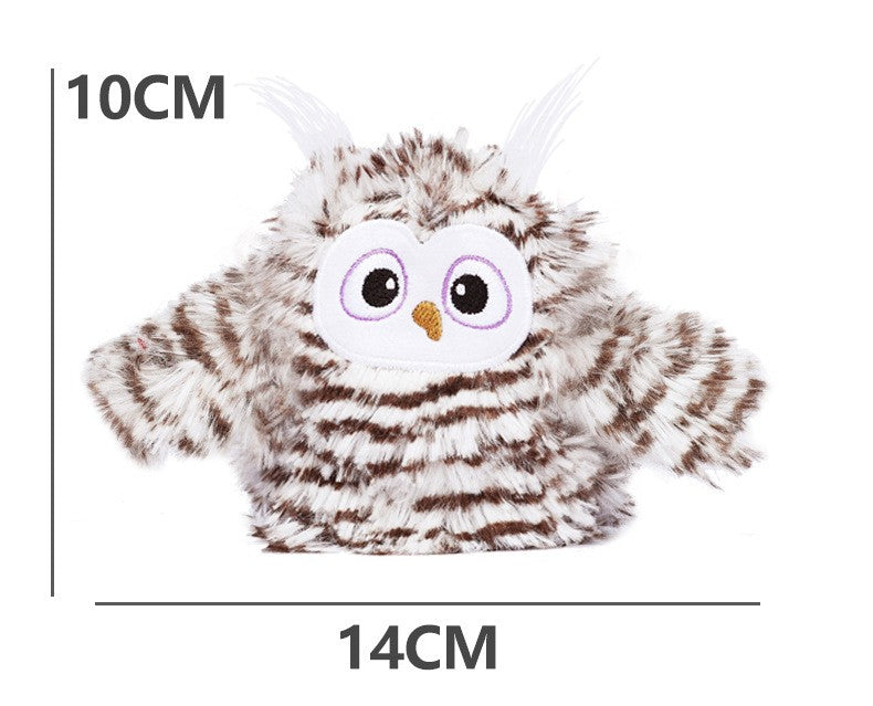Owl Cat Mint Teaser Stick for Feline Entertainment