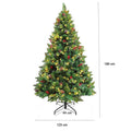 LED artificial tree in several types, warm white-260 LEDs, 180 cm